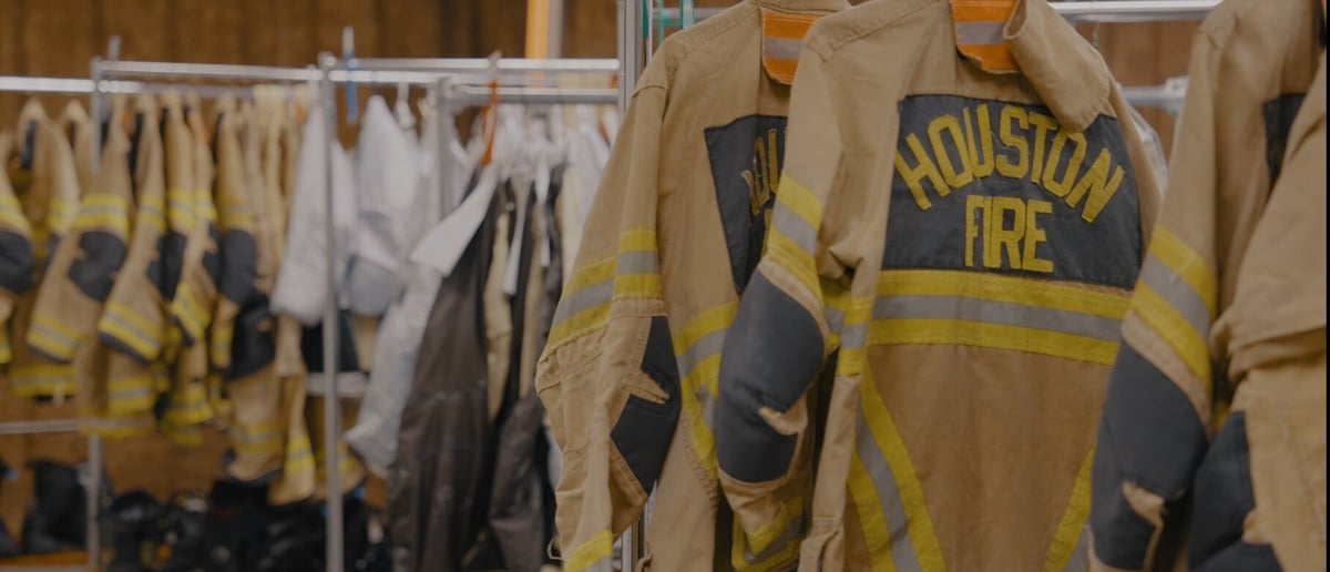 Houston FD in Drying Room